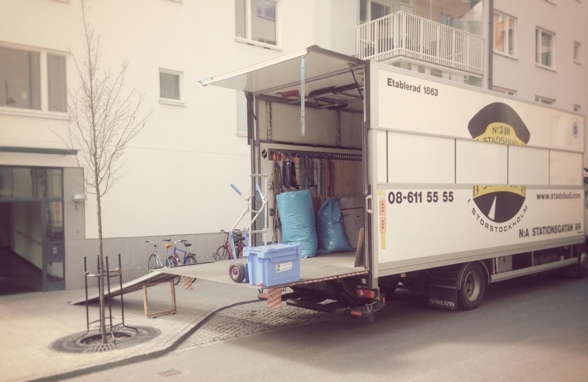 verhuiswagen inladen